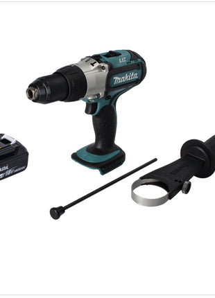 Makita DHP451T1 Perceuse-visseuse à percussion sans fil 80Nm 18V + 1x Batterie 5,0 Ah - sans chargeur