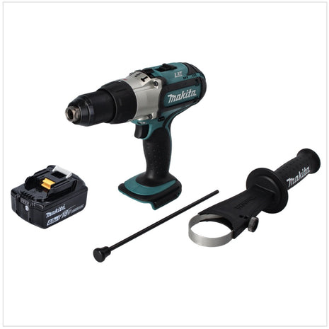 Makita DHP 451 G1 Perceuse-visseuse à percussion sans fil 80 Nm 18V + 1x Batterie 6,0 Ah - sans chargeur