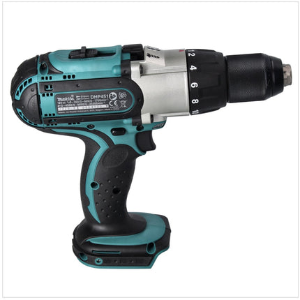 Taladro percutor inalámbrico Makita DHP 451 RG 18 V 80 Nm + 2 baterías 6,0 Ah + cargador