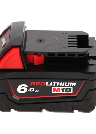 Milwaukee M18 NRG-602 set de inicio 2x batería 18 V 6,0 Ah / 6000 mAh (2x 4932451244) + cargador rápido M12-18 FC (4932451079)