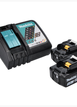 Makita DHP 481 RT Akku Schlagbohrschrauber 18 V 115 Nm Brushless + 2x Akku 5,0 Ah + Ladegerät - Toolbrothers