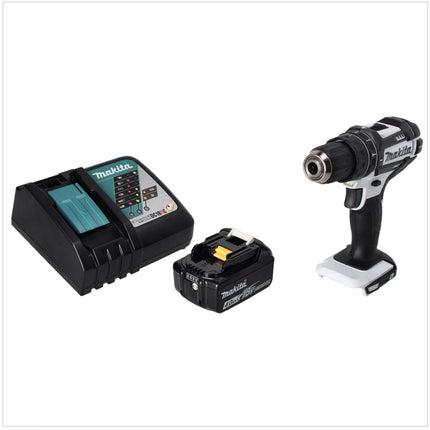 Makita DHP 482 RM1 W Akku Schlagbohrschrauber 18 V 62 Nm + 1x Akku 4,0 Ah + Ladegerät - Toolbrothers