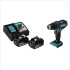 Makita DHP 482 RF Akku Schlagbohrschrauber 18 V 62 Nm + 2x Akku 3,0 Ah + Ladegerät - Toolbrothers