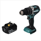 Taladro percutor inalámbrico Makita DHP 484 F1 18 V 54 Nm sin escobillas + 1x batería 3,0 Ah - sin cargador