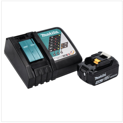 Makita DHP 484 RM1 akumulatorowa wiertarko-wkrętarka udarowa 18 V 54 Nm bezszczotkowa + 1x akumulator 4,0 Ah + ładowarka