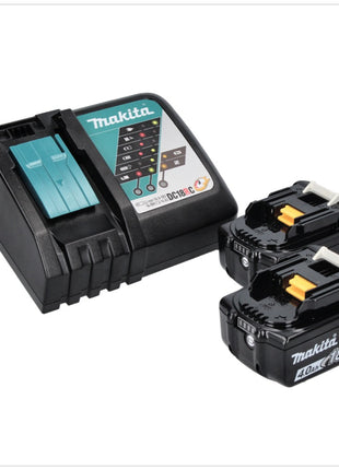 Taladro percutor inalámbrico Makita DHP 484 RM 18 V 54 Nm sin escobillas + 2 baterías 4,0 Ah + cargador