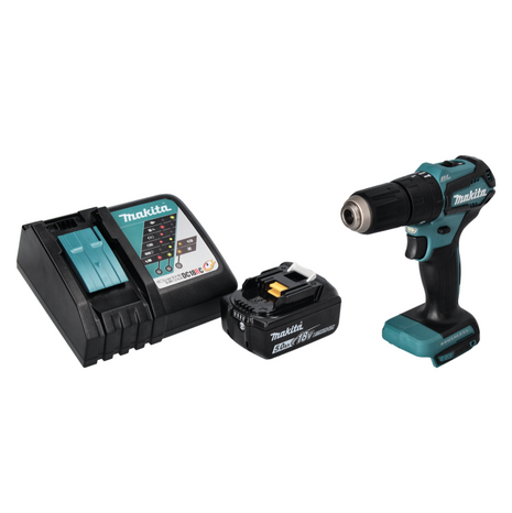 Makita DHP 483 RT1 18 V 40 Nm Brushless Cordless Drill + 1x 5.0 Ah Battery + Charger