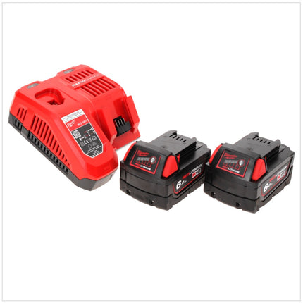 Milwaukee M18 BLID2-602FC TX Visseuse à percussion sans fil 1/4" 180 Nm 18V Brushless + 2x Batteries 6,0 Ah + Chargeur + Coffret TX