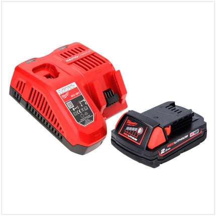 Milwaukee M18 BLID2-201FC TX Cordless Impact Driver 180 Nm 1/4" 18V Brushless + 1x Battery 2,0 Ah + Charger + TX Case