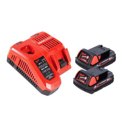 Milwaukee M18 FPD2-202FC TX percussion drill 135 Nm 18 V Brushless + 2x Batteries 2.0 Ah + Charger + TX Case