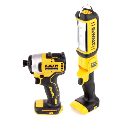 DeWalt DCF809P1TX Cordless Impact Driver 18V Brushless + DCL050 Cordless Lamp 18V + 1x Battery 5.0Ah + Charger + Case TX