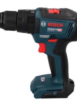 Bosch GSB 18V-55 Professional perceuse à percussion sans fil 18 V 55 Nm sans balais + 2 batteries 2,0 Ah + chargeur + L-Boxx + lampe de chantier à batterie GLI 18 V-1900 + règle pliante Toolbrothers