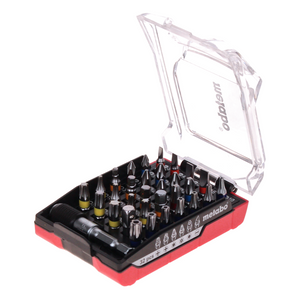 Metabo Bit Set 32 teilig im Akku Format ( 626696000 ) Schlitz / Phillips / Pozidriv / Torx / Innensechskant