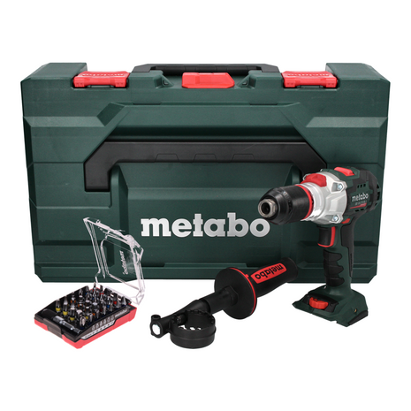 Metabo SB 18 LTX BL I Akku Schlagbohrschrauber 18 V 130 Nm Brushless + 32 tlg. Bit Set + metaBOX - ohne Akku, ohne Ladegerät