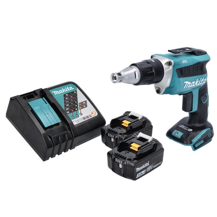 Makita DFS 452 RF Akku Schnellbauschrauber 18 V Brushless + 2x Akku 3,0 Ah + Ladegerät - Toolbrothers