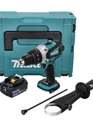 Makita DHP 458 G1J perceuse à percussion sans fil 18 V 91 Nm + 1x batterie 6,0 Ah + Makpac - sans chargeur