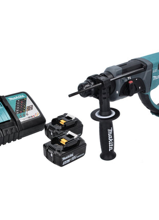 Makita DHR 202 RT Akku Kombihammer 18 V 2,0 J SDS Plus + 2x Akku 5,0 Ah + Ladegerät