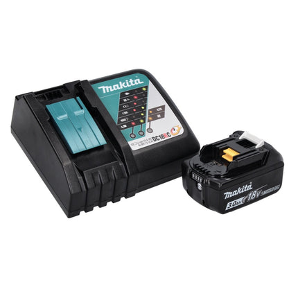 Makita DGA 452 RF1 cordless angle grinder 18 V 115 mm + 1x rechargeable battery 3.0 Ah + charger