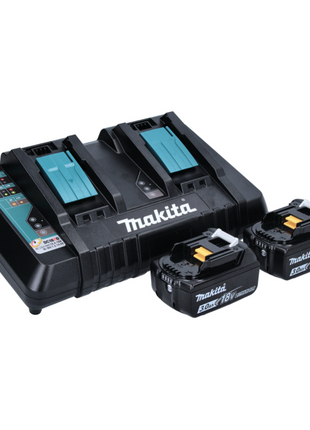 Makita DUR 368 APF débroussailleuse à batterie 36 V (2 x 18 V) sans balais à deux poignées + 2x batterie 3,0 Ah + chargeur