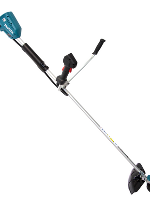 Desbrozadora de batería Makita DUR 368 AM 36 V (2 x 18 V) de dos mangos sin escobillas + 2x batería 4,0 Ah - sin cargador