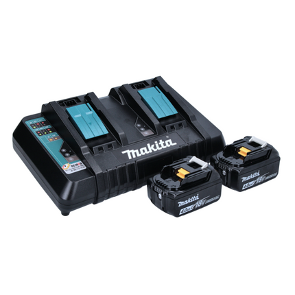 Makita DUR 368 APM Akumulatorowa wykaszarka szczotkowa 36 V ( 2 x 18 V ) dwuręczna bezszczotkowa + 2x akumulator 4,0 Ah + ładowarka