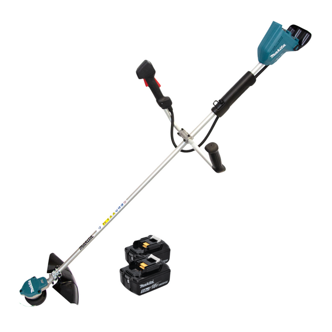 Makita DUR 368 AT Cordless brush cutter 36 V ( 2 x 18 V ) two-handle brushless + 2x battery 5.0 Ah - without charger