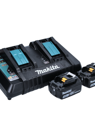 Makita DUR 368 APT débroussailleuse à batterie 36 V (2 x 18 V) sans balais à deux poignées + 2x batterie 5,0 Ah + chargeur