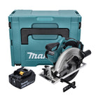 Makita DSS 611 G1J Akku Handkreissäge 18 V 165 mm + 1x Akku 6,0 Ah + Makpac - ohne Ladegerät