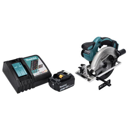 Makita DSS 611 RM1 18 V 165 mm sierra circular manual sin cable + 1x 4.0 Ah batería + cargador