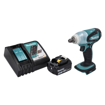 Makita DTW 251 RM1 akumulatorowy klucz udarowy 18 V 230 Nm 1/2" + 1x akumulator 4,0 Ah + ładowarka