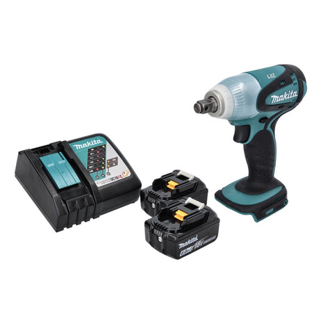 Makita DTW 251 RG Atornillador de impacto inalámbrico 18 V 230 Nm 1/2" + 2x baterías 6,0 Ah + cargador