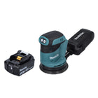 Makita DBO 180 F1 Akku Exzenterschleifer 18 V 125 mm + 1x Akku 3,0 Ah - ohne Ladegerät - Toolbrothers