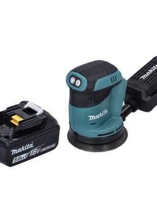 Makita DBO 180 T1 Akku Exzenterschleifer 18 V 125 mm + 1x Akku 5,0 Ah - ohne Ladegerät - Toolbrothers