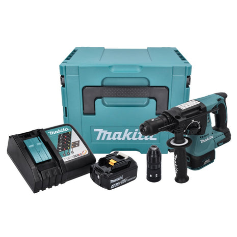 Makita DHR 243 RM1J Akku Bohrhammer 18 V 2,0 J SDS plus Brushless + 1x Akku 4,0 Ah + Ladegerät + Makpac