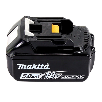 Makita DHR 243 T1J Martello perforatore a batteria 18 V 2,0 J SDS plus Brushless + 1x batteria 5,0 Ah + Makpac - senza caricabatteria
