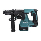 Makita DHR 243 G1J cordless hammer drill 18 V 2.0 J SDS plus Brushless + 1x rechargeable battery 6.0 Ah + Makpac - without charger