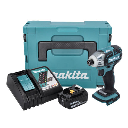 Makita DTS 141 RF1J Visseuse à impulsions sans fil 18 V 40 Nm 1/4" Brushless + 1x batterie 3,0 Ah + chargeur + Makpac