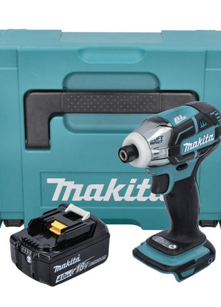 Makita DTS 141 M1J Akku Impulsschrauber 18 V 40 Nm 1/4" Brushless + 1x Akku 4,0 Ah + Makpac - ohne Ladegerät