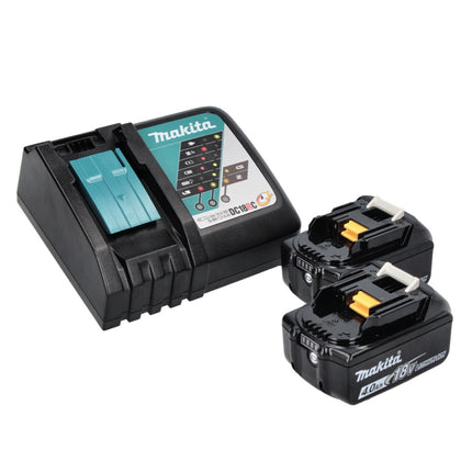 Makita DTS 141 RMJ Akku Impulsschrauber 18 V 40 Nm 1/4" Brushless + 2x Akku 4,0 Ah + Ladegerät + Makpac