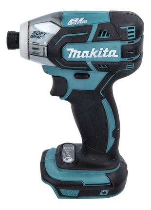 Makita DTS 141 T1J destornillador de impulso inalámbrico 18 V 40 Nm 1/4" sin escobillas + 1x batería 5,0 Ah + Makpac - sin cargador