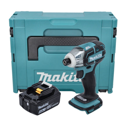Avvitatore a impulsi a batteria Makita DTS 141 G1J 18 V 40 Nm 1/4" brushless + 1x batteria ricaricabile 6,0 Ah + Makpac - senza caricabatterie