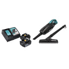 Makita DCL 182 RT B Akku Staubsauger 18 V Schwarz + 2x Akku 5,0 Ah + Ladegerät - Toolbrothers