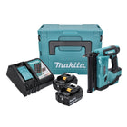 Clavadora con cabezal de batería Makita DBN 500 RFJ 18 V 15-50 mm + 2x baterías 3,0 Ah + cargador + Makpac