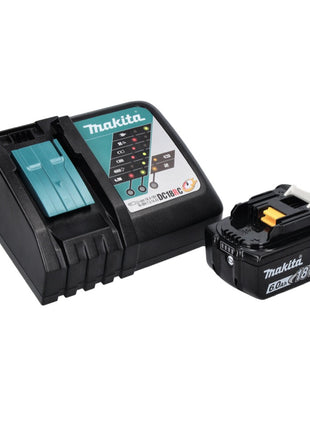 Clavadora con cabezal de batería Makita DBN 500 RG1 18 V 15-50 mm + 1x batería 6,0 Ah + cargador