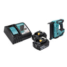 Makita DBN 500 RG Akku Stauchkopfnagler 18 V 15-50 mm + 2x Akku 6,0 Ah + Ladegerät