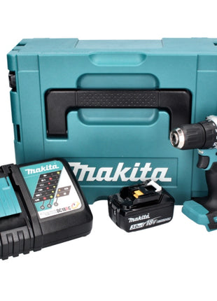 Makita DDF 487 RF1J Akku Bohrschrauber 18 V 40 Nm Brushless + 1x Akku 3,0 Ah + Ladegerät + Makpac - Toolbrothers