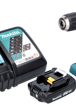 Makita DHP 487 RA1 perceuse à percussion sans fil 18 V 40 Nm sans balais + 1 batterie 2,0 Ah + chargeur