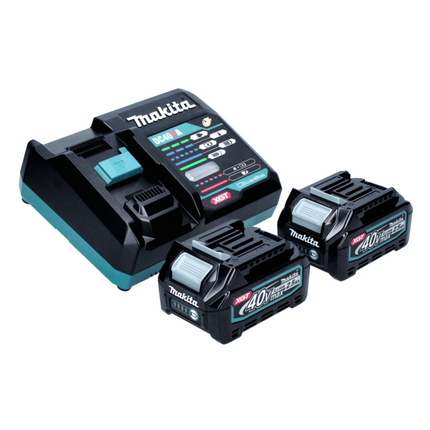 Makita UB 001 GD201 Soffiatore a batteria Soffiatore per foglie 40 V max. brushless + 2x batteria 2,5 Ah + caricabatterie
