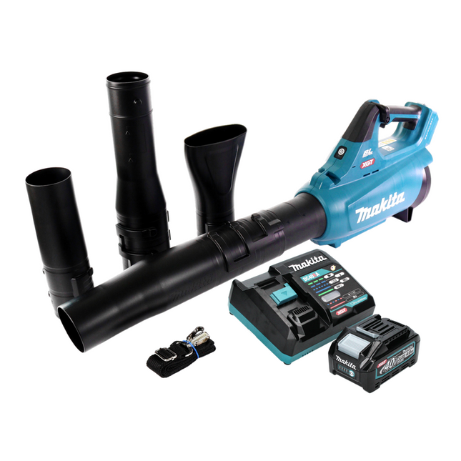 Makita UB 001 GM101 Soplador sin cable Soplador de hojas 40 V máx. sin escobillas + 1x batería 4,0 Ah + cargador
