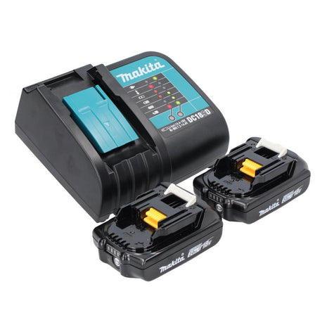 Makita Power Source Kit 18 V with 2x BL 1820 B battery 2.0 Ah ( 2x 197254-9 ) + DC 18 SD charger ( 194533-6 )